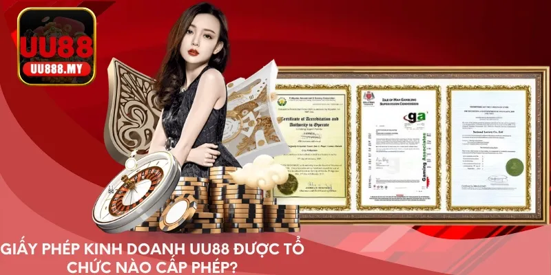 Giấy phép kinh doanh UU88 được tổ chức nào cấp phép?